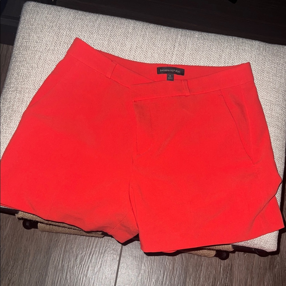 Banana Republic Bright Red Tailored Women's Shorts
